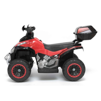 Quad na Akumulator GTS1188-A Światła LED Muzyka Schowek Czerwony