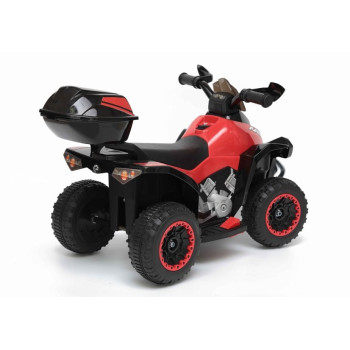 Quad na Akumulator GTS1188-A Światła LED Muzyka Schowek Czerwony