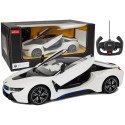 Auto R/C BMW i8 Rastar 1:14 Biały Drzwi Automatyczne