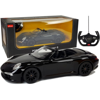 Auto Porsche 911 Carrera S Samochód Zdalnie Sterowane RC Rastar Czarny 1:12