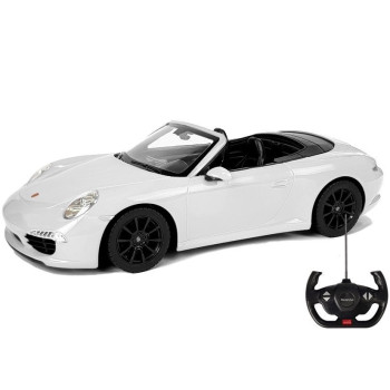 Auto Porsche 911 Carrera S Samochód Zdalnie Sterowane RC Rastar Białe 1:12