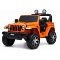 Auto na Akumulator Jeep Rubicon Światła LED MP3 Pilot 4x4 Pomarańczowy
