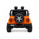 Auto na Akumulator Jeep Rubicon Światła LED MP3 Pilot 4x4 Pomarańczowy