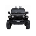 Auto na Akumulator Jeep Rubicon Światła LED MP3 Pilot 4x4 Czarny