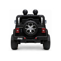 Auto na Akumulator Jeep Rubicon Światła LED MP3 Pilot 4x4 Czarny