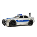 Auto Policji na Baterie 1:20 Światła i Dźwięki z Naciągiem Srebrne