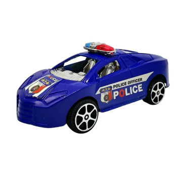 Zestaw Autek Samochodzików Policja Straż  z Napędem 6 szt