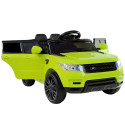 Auto Na Akumulator HL1638 Dla Dzieci Pilot MP3 Światło LED Zielony