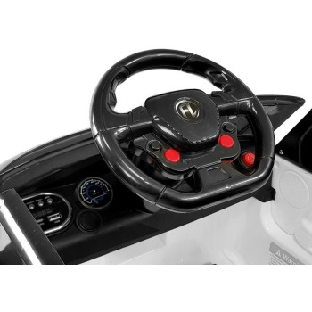Auto Na Akumulator HL1638 Dla Dzieci Pilot MP3 Światło LED Biały