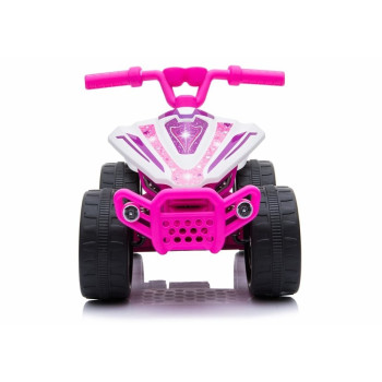 Quad na akumulator TR1805 Biało-różowy