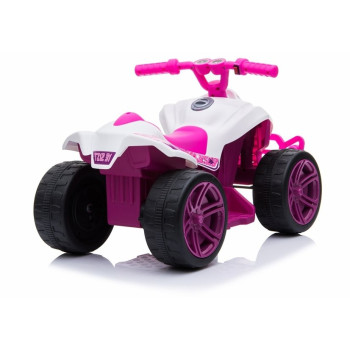 Quad na akumulator TR1805 Biało-różowy