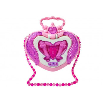 Szkatułka z Pozytywką na Statywie Mikrofon Głośnik Różowa