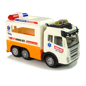 Ambulans Autko na Baterie Światło Dźwięki