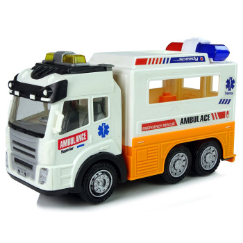 Ambulans Autko na Baterie Światło Dźwięki