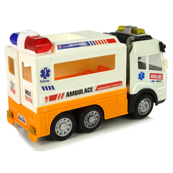 Ambulans Autko na Baterie Światło Dźwięki