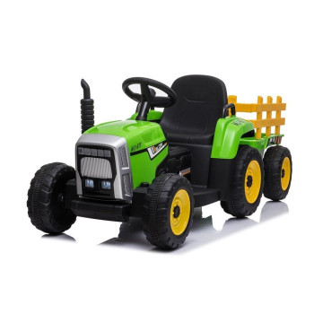 Traktor na Akumulator z Przyczepą XMX611 Pilot Światła LED Zielony