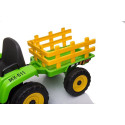 Traktor na Akumulator z Przyczepą XMX611 Pilot Światła LED Zielony