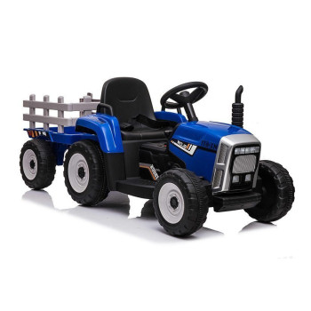 Traktor na Akumulator z Przyczepą XMX611 Niebieski