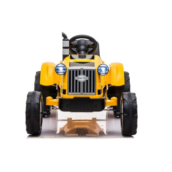Traktor na Akumulator z Przyczepą CH9959 Światła LED Pilot Radio Żółty