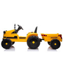 Traktor na Akumulator z Przyczepą CH9959 Światła LED Pilot Radio Żółty