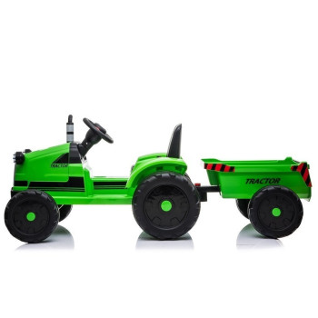 Traktor na Akumulator z Przyczepą CH9959 Zielony