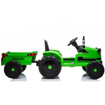 Traktor na Akumulator z Przyczepą CH9959 Zielony