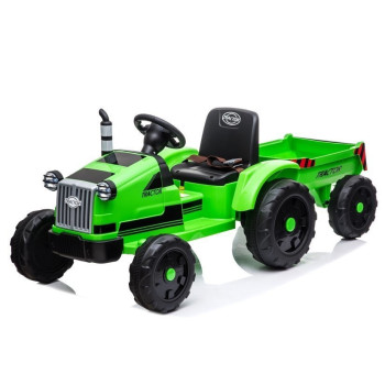 Traktor na Akumulator z Przyczepą CH9959 Zielony