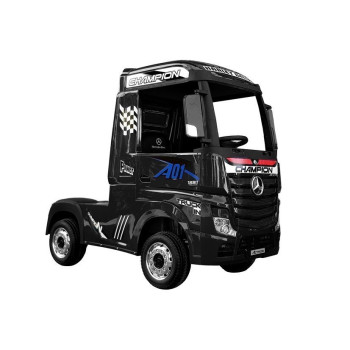 Auto Mercedes Actros Czarny Lakierowany Ciężarówka Dla Dzieci Pilot LED MP4