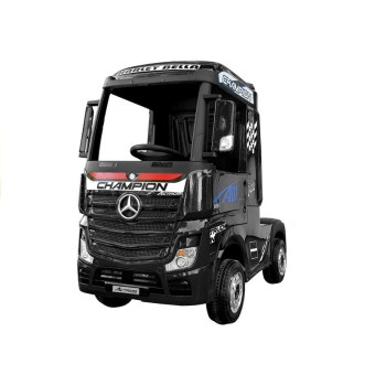 Auto Mercedes Actros Czarny Lakierowany Ciężarówka Dla Dzieci Pilot LED MP4