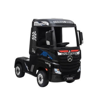 Auto Mercedes Actros Czarny Lakierowany Ciężarówka Dla Dzieci Pilot LED MP4