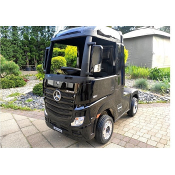 Auto Mercedes Actros Czarny Lakierowany Ciężarówka Dla Dzieci Pilot LED MP4