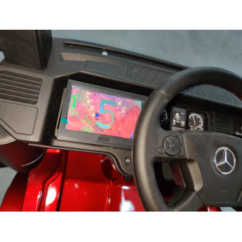 Auto Mercedes Actros Czarny Lakierowany Ciężarówka Dla Dzieci Pilot LED MP4