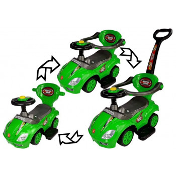 Jeździk z Pchaczem Mega Car 3w1 Zielony