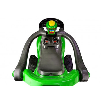 Jeździk z Pchaczem Mega Car 3w1 Zielony