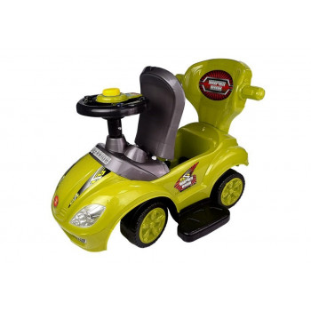 Jeździk z Pchaczem Mega Car 3w1 Żółty