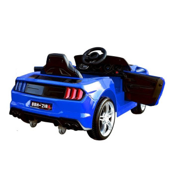 Auto Sportowe Pojazd na Akumulator BBH-718A LED MP3 Pilot Niebieski