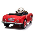 Auto na Akumulator BMW Retro Dla Dzieci Pilot LED MP3 Czerwone Lakierowane