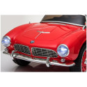 Auto na Akumulator BMW Retro Dla Dzieci Pilot LED MP3 Czerwone Lakierowane