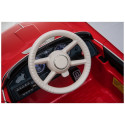 Auto na Akumulator BMW Retro Dla Dzieci Pilot LED MP3 Czerwone Lakierowane