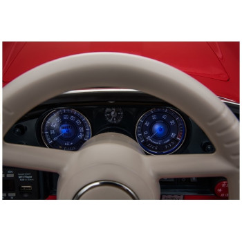 Auto na Akumulator BMW Retro Dla Dzieci Pilot LED MP3 Czerwone Lakierowane