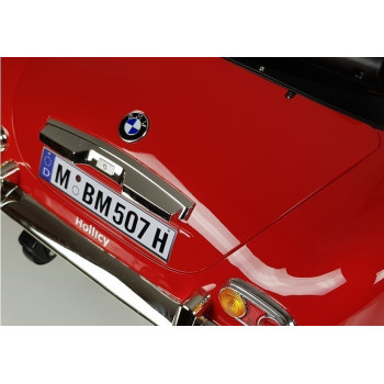 Auto na Akumulator BMW Retro Dla Dzieci Pilot LED MP3 Czerwone Lakierowane