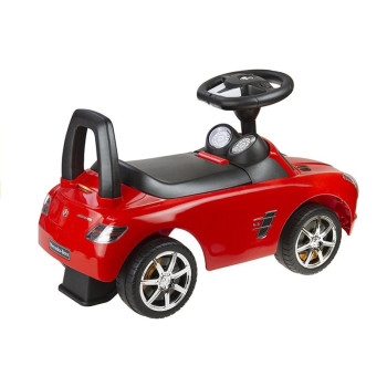 Jeździk Mercedes SLS AMG Pchacz Dla Dziecka Oparcie Schowek Czerwony