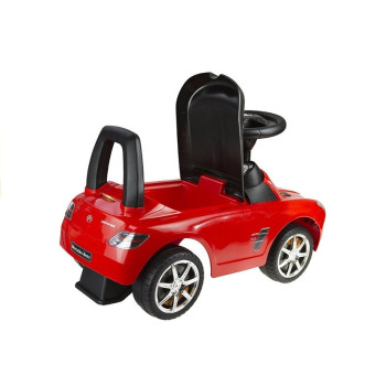 Jeździk Mercedes SLS AMG Pchacz Dla Dziecka Oparcie Schowek Czerwony