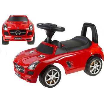 Jeździk Mercedes SLS AMG Pchacz Dla Dziecka Oparcie Schowek Czerwony
