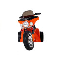 Motor na Akumulator Trójkołowy JT568 Policja Dla Dzieci LED Pomarańczowy