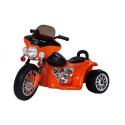 Motor na Akumulator Trójkołowy JT568 Policja Dla Dzieci LED Pomarańczowy