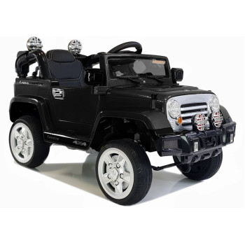 Auto na Akumulator Jeep JJ245 Dla Dzieci Światła LED MP3 Pilot Czarny