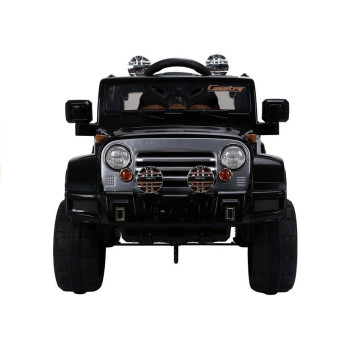 Auto na Akumulator Jeep JJ245 Dla Dzieci Światła LED MP3 Pilot Czarny