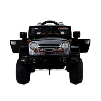 Auto na Akumulator Jeep JJ245 Dla Dzieci Światła LED MP3 Pilot Czarny
