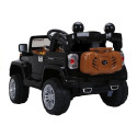 Auto na Akumulator Jeep JJ245 Dla Dzieci Światła LED MP3 Pilot Czarny